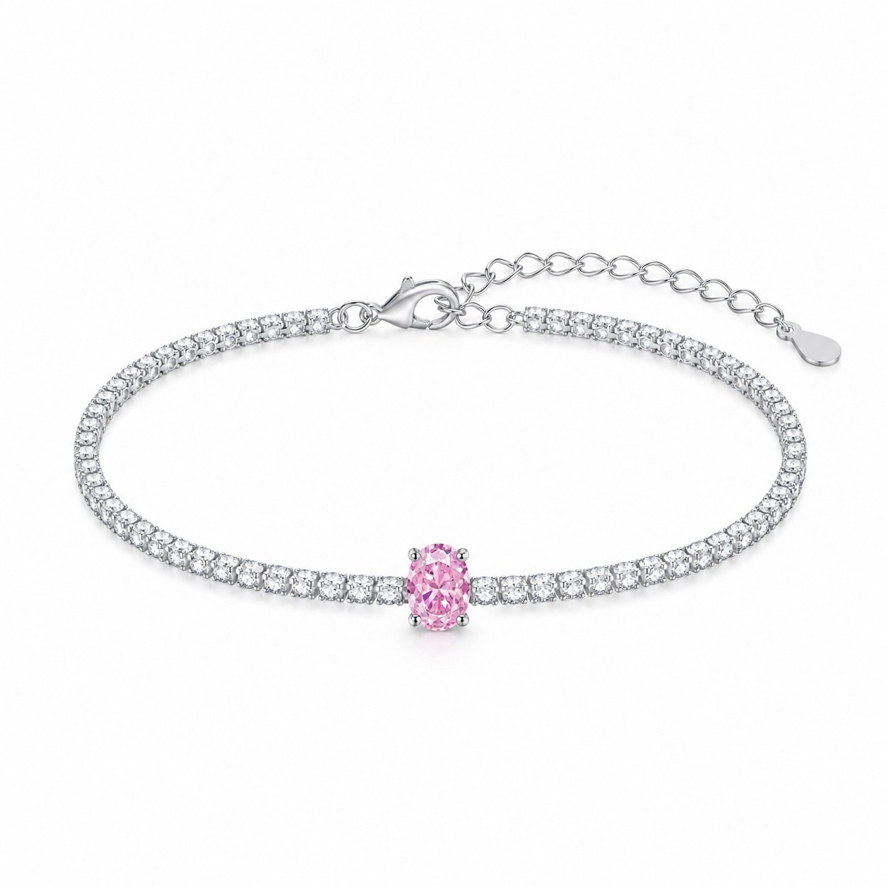 CS001 Rose Pink Floral Bracelet – CS001 - Image 1