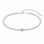 Rose Pink Floral Bracelet – CS002