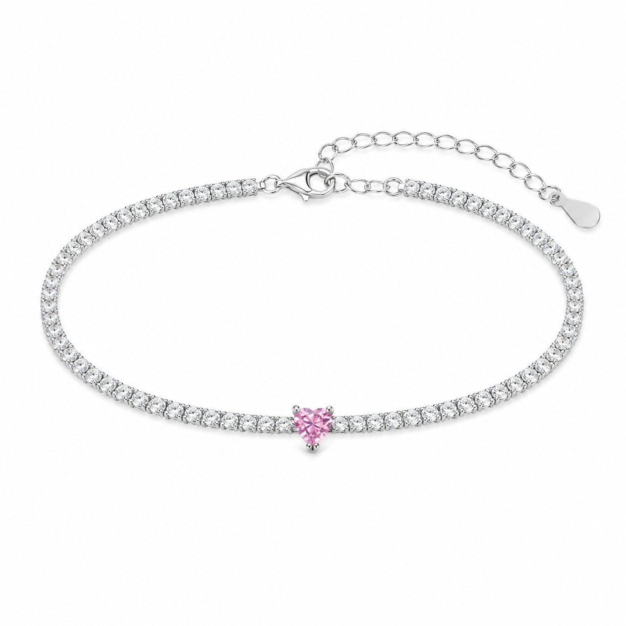 CS002 Rose Pink Floral Bracelet – CS002 - Image 1