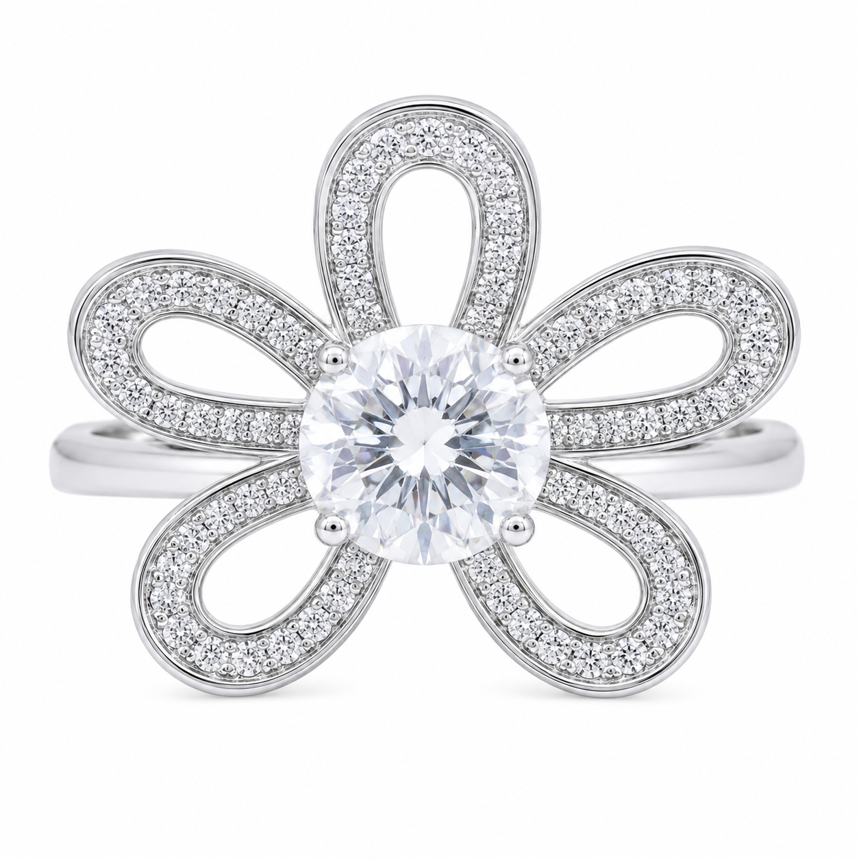 ChatGPT Image 2026年6月11日 14_12_48 (2) Blooming Petal Moissanite Flower Ring - Image 1