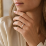 Full Eternity Moissanite Band Ring - Image 2