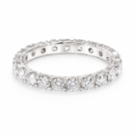 Full Eternity Moissanite Band Ring