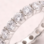 Full Eternity Moissanite Band Ring - Image 5