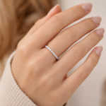 Full Eternity Moissanite Band Ring - Image 4