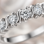 Five Stone Moissanite Band Ring - Image 3