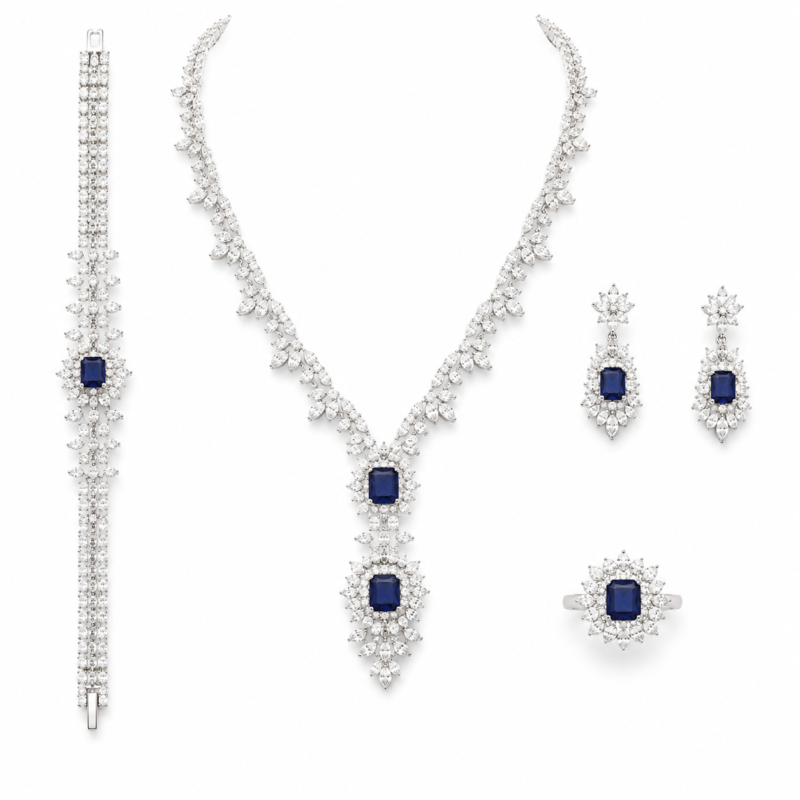 Champagne Yellow Luxury Jewelry Set – TO045