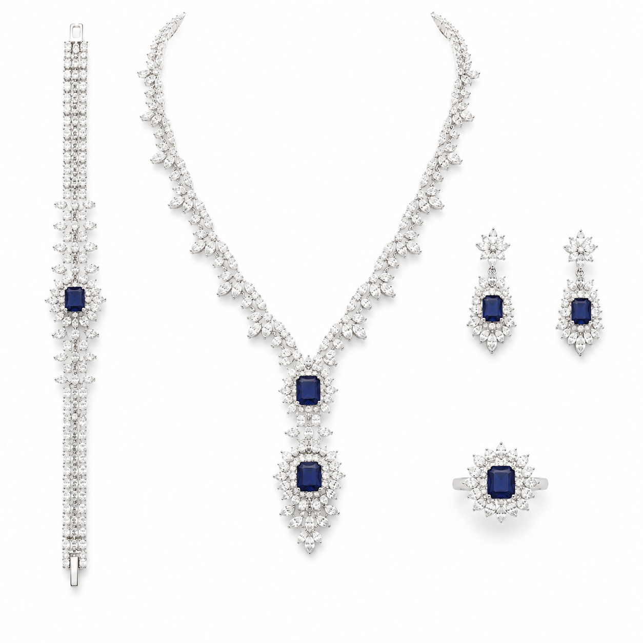ChatGPT Image 2026年6月12日 17_48_46 (5) Champagne Yellow Luxury Jewelry Set – TO045 - Image 1