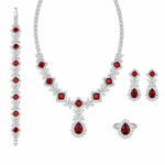 Ruby Red Luxury Jewelry Set – TO001