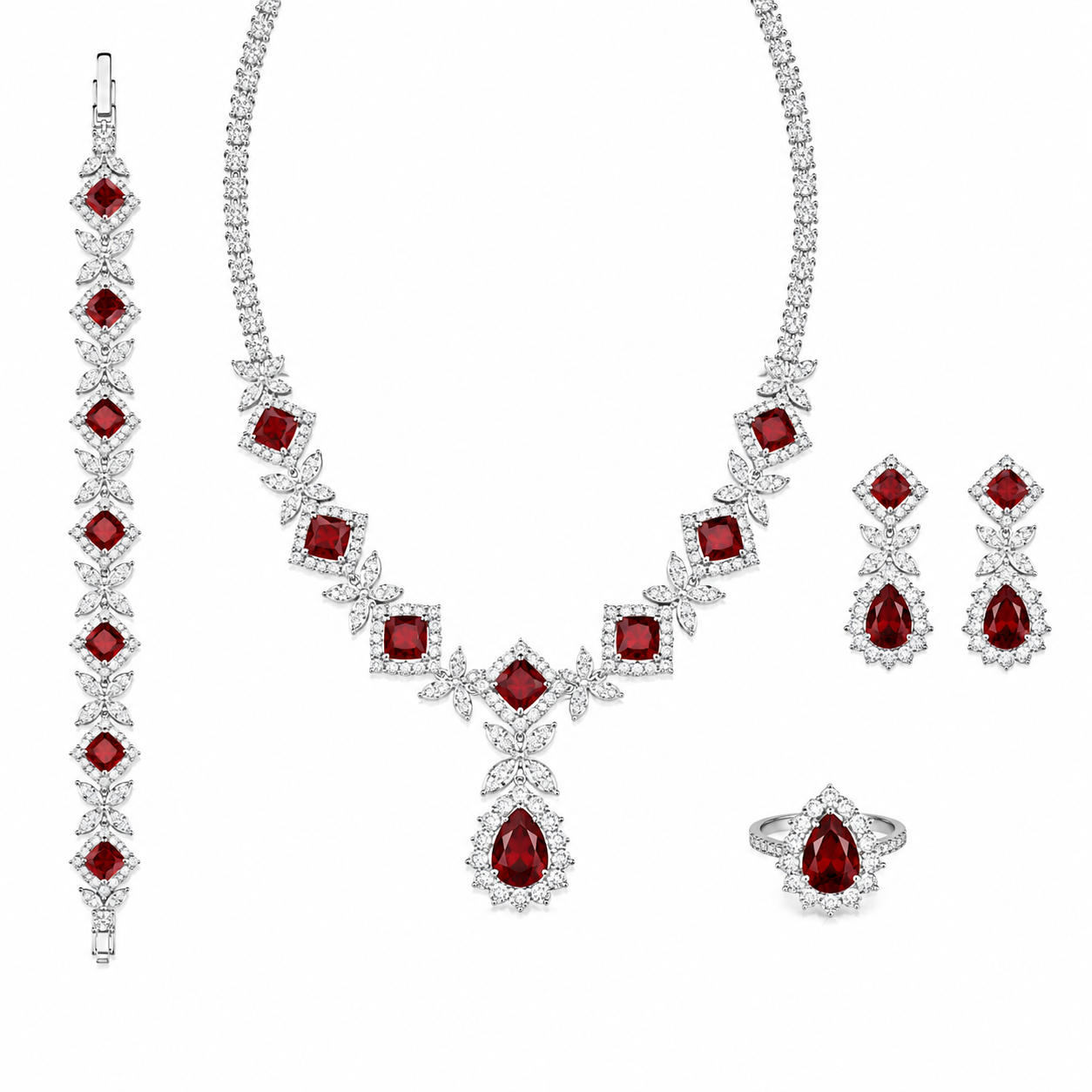 ChatGPT Image 2026年6月12日 18_50_25 (2) Ruby Red Luxury Jewelry Set - TO001 - Image 1