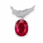 Ruby Red Luxury Brooch – CX003
