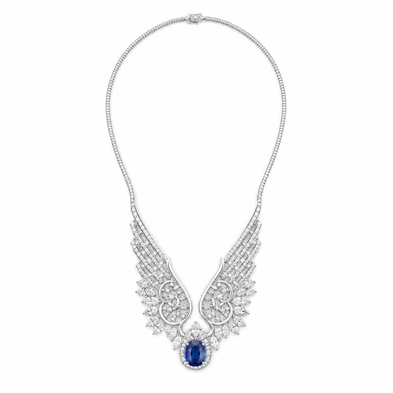 Sapphire Blue Luxury Jewelry Set – CT015