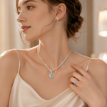 Sapphire Blue Luxury Jewelry Set – CT011 - Image 2
