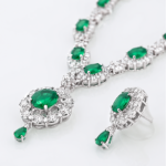 Emerald Green Luxury Jewelry Set – CT012 - Image 3