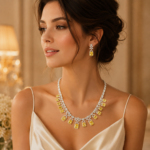 Champagne Yellow Luxury Jewelry Set – CT010 - Image 2