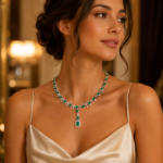 Emerald Green Luxury Jewelry Set – CT007 - Image 2