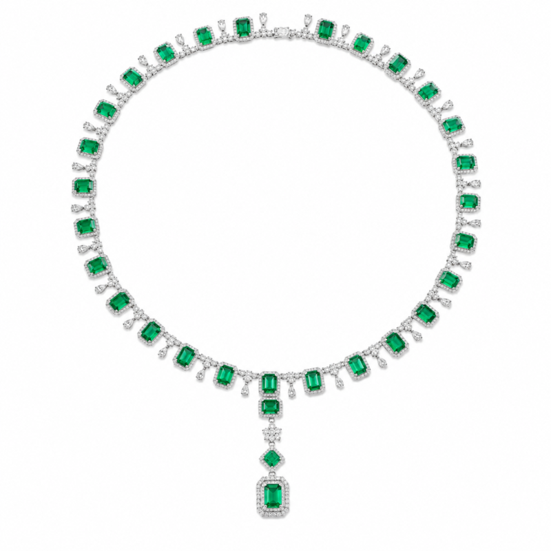 Emerald Green Luxury Jewelry Set – CT007