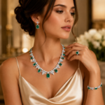 Emerald Green Luxury Jewelry Set – CT006 - Image 2