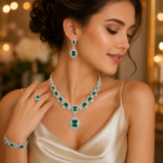 Emerald Green Luxury Jewelry Set – CT004 - Image 2