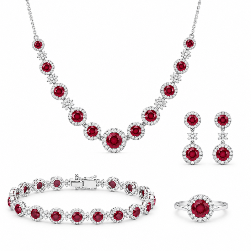 Emerald Green Luxury Jewelry Set – CT002