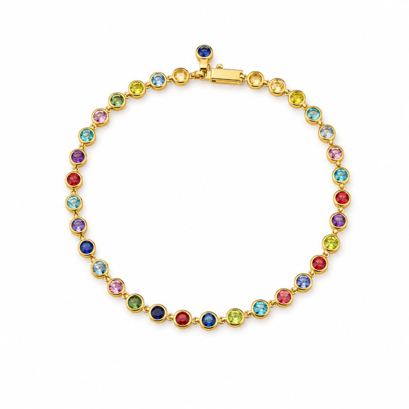 Multicolor Tennis Bracelet – CS034