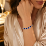 Sapphire Blue Tennis Bracelet – CS032 - Image 2