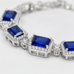 Sapphire Blue Tennis Bracelet – CS032 - Image 3