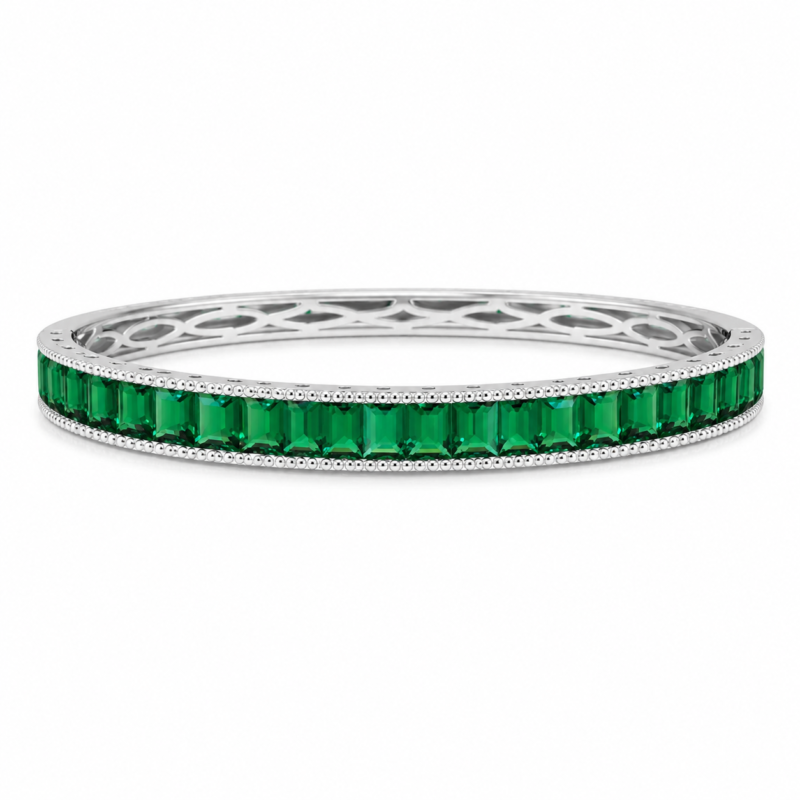 Emerald Green Tennis Bracelet – CS026