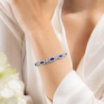Sapphire Blue Tennis Bracelet – CS017 - Image 2