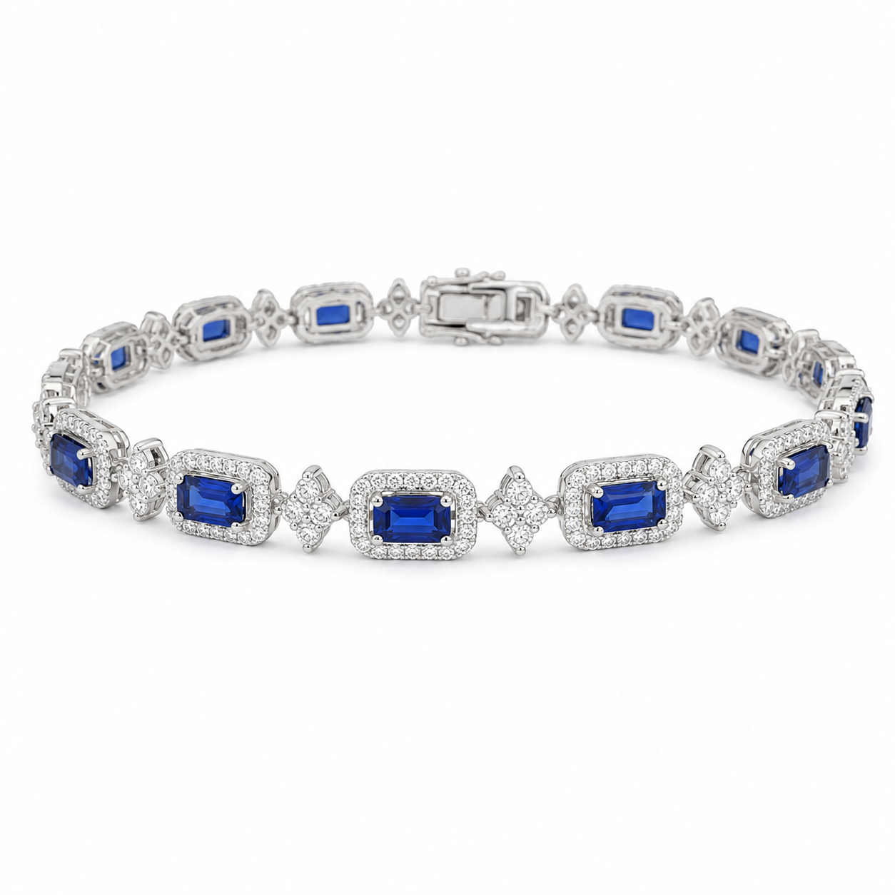 ChatGPT Image 2026年6月13日 14_40_27 (8) Sapphire Blue Tennis Bracelet – CS017 - Image 1