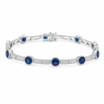 Sapphire Blue Tennis Bracelet – CS016