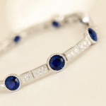 Sapphire Blue Tennis Bracelet – CS016 - Image 3