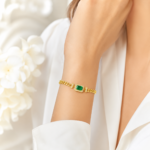 Champagne Yellow Floral Bracelet – CS011 - Image 2