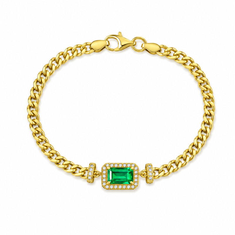 Champagne Yellow Floral Bracelet – CS011