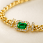 Champagne Yellow Floral Bracelet – CS011 - Image 3