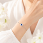 Sapphire Blue Gemstone Bracelet – CS008 - Image 2