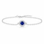 Sapphire Blue Gemstone Bracelet – CS008
