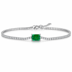 Emerald Green Gemstone Bracelet – CS007