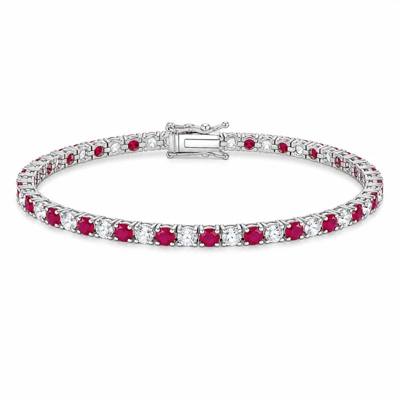 Rose Pink Tennis Bracelet – CS005