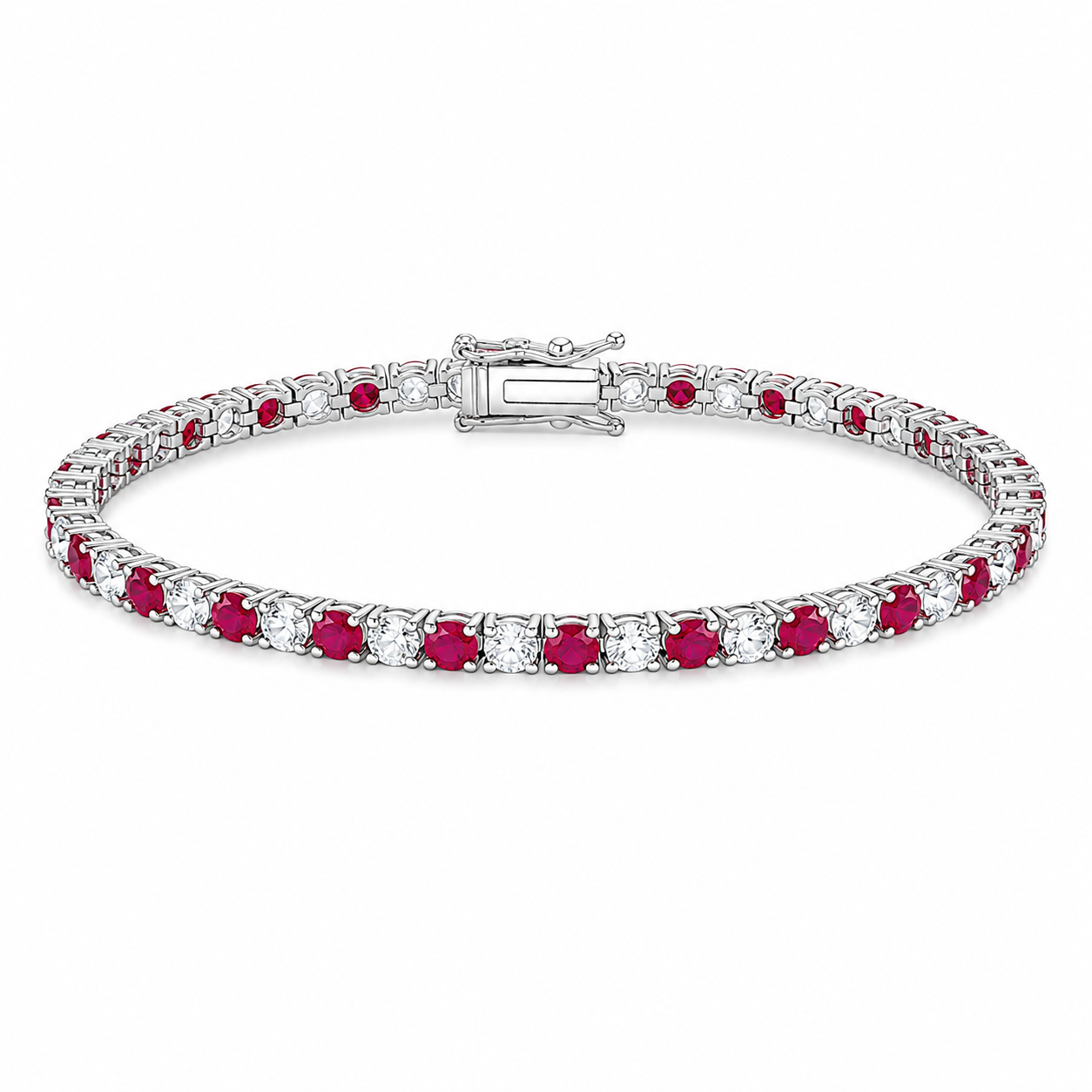 ChatGPT Image 2026年6月13日 14_59_48 (5) Rose Pink Tennis Bracelet – CS005 - Image 1