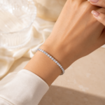 Moissanite Tennis Bracelet in 925 Sterling Silver - Image 2