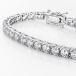 Classic Moissanite Tennis Bracelet in 925 Sterling Silver - Image 3