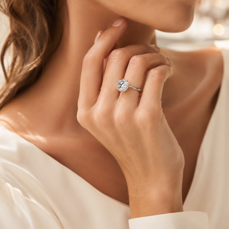 True Love Crown Moissanite Ring second image