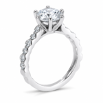 Honeycomb Moissanite Ring - Image 3