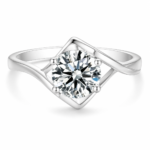Angel Kiss Moissanite Ring