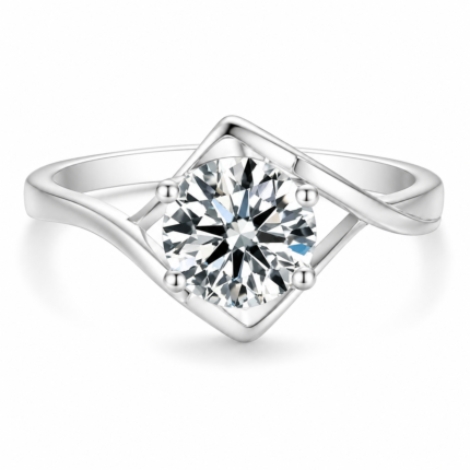 Angel Kiss Moissanite Ring