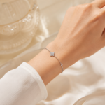 Clover Bloom Moissanite Bracelet - Image 2