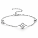 Clover Shine Silver Bracelet - Image 3