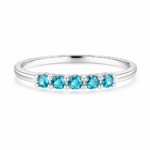 Classic White Moissanite Ring