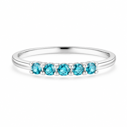 Classic White Moissanite Ring