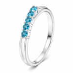 Classic White Moissanite Ring - Image 3
